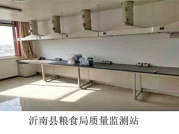 沂南縣糧食質(zhì)量監(jiān)測站實驗臺、通風(fēng)柜、通風(fēng)系統(tǒng)等實驗室家具安裝現(xiàn)場716.jpg