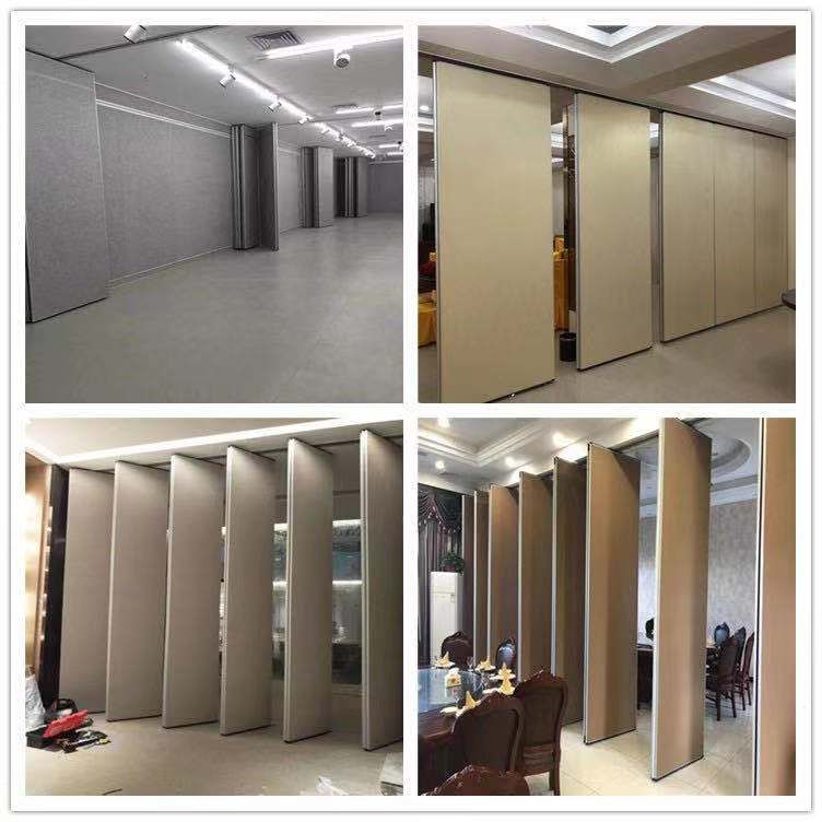 山東酒店活動(dòng)隔斷，吊軌道隔斷工程